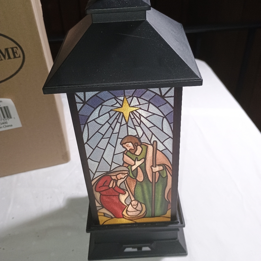 CBD Gift & Home Nativity LED Lantern Christian Books Exclusive Design